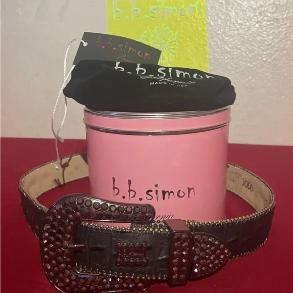 Accessories | Bb Simon Belt Noir Classic 2 Size 32 | Poshmark display picture 1